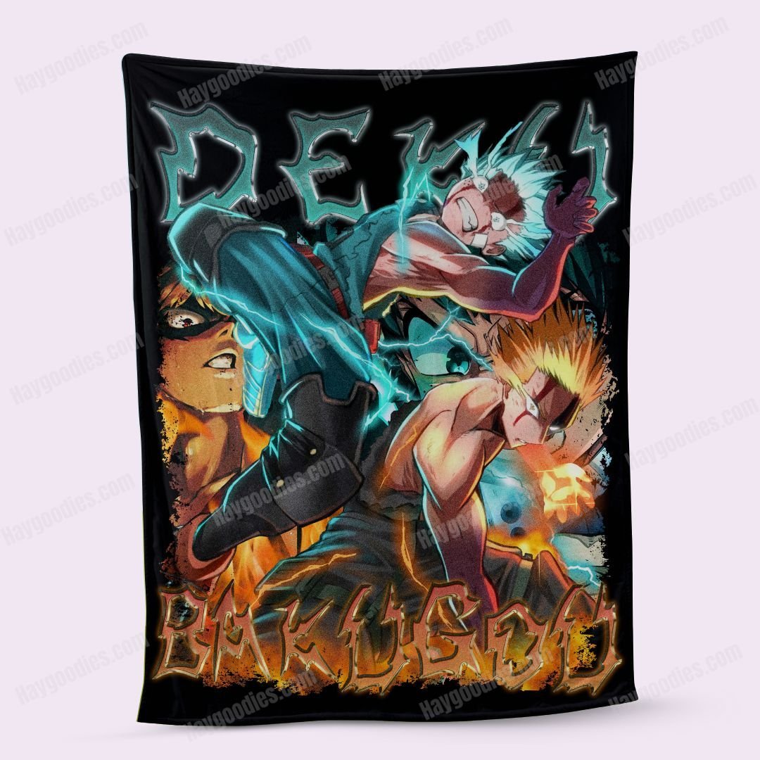 Deku and Dynamight My Hero Academia Anime Fleece Blanket-Various Sizes