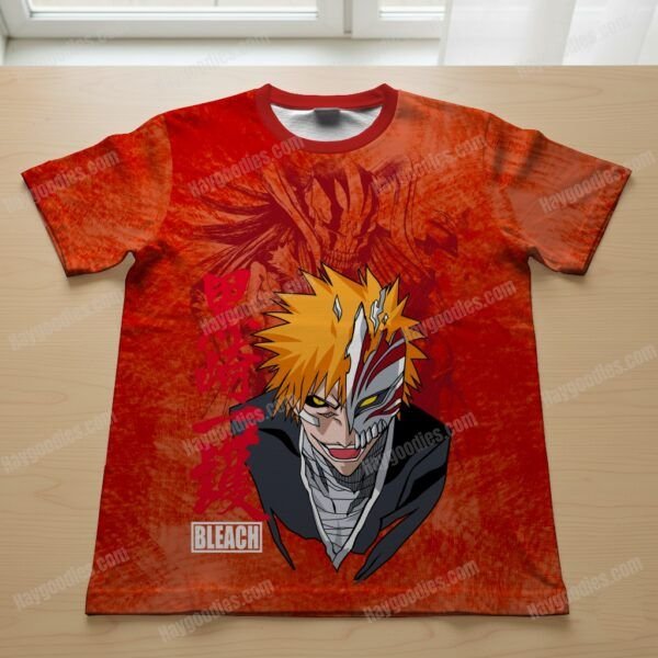 Kurosaki Ichigo - Bleach Anime T-Shirt - S to 7XL