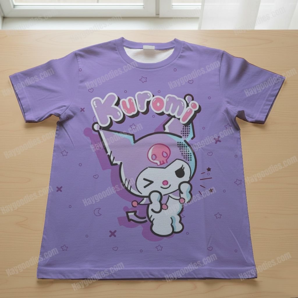 Kawaii Cute Kuromi T-Shirt-XS to 7XL
