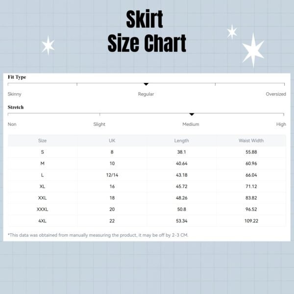 skirtsizes uk Flared Skater Skirt- S to 4XL