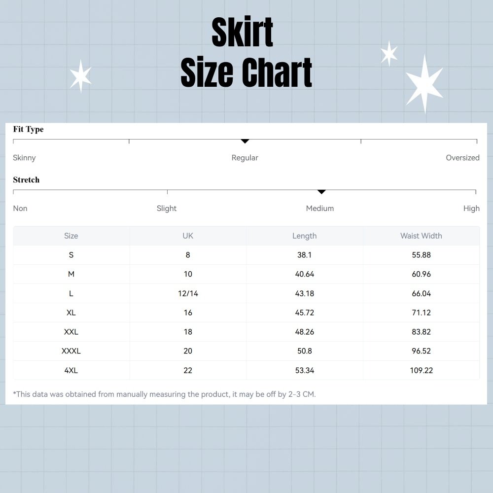 skirtsizes uk Flared Skater Skirt- S to 4XL
