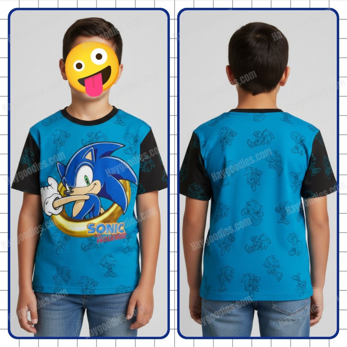 sonictee kids Sonic the Hedgehog Kids Unisex T-Shirt